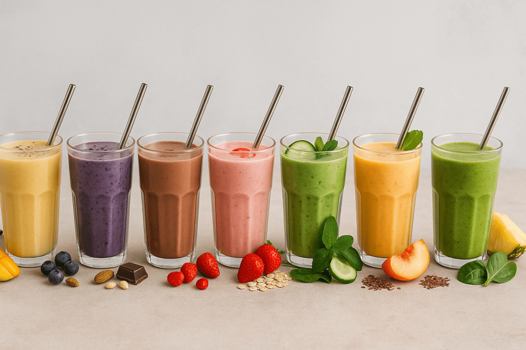 7 smoothies maison riches en protéines pour une collation saine et équilibrée
