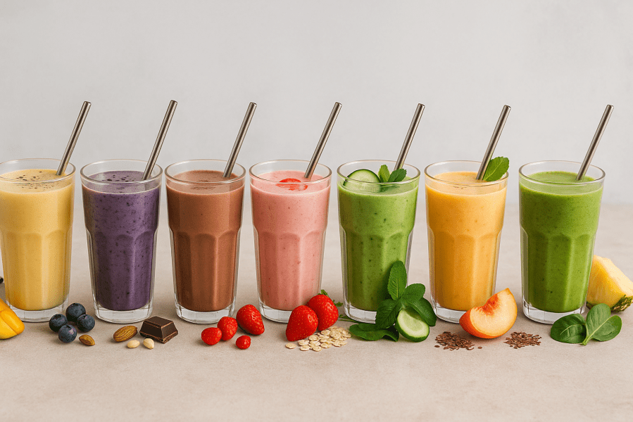 7 smoothies maison riches en protéines pour une collation saine et équilibrée