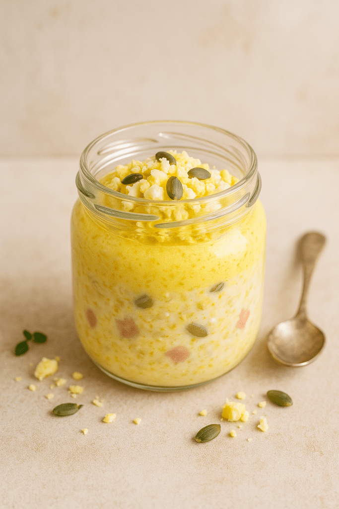 Recette protéinée à la levure nutritionnelle, oeuf et graines de courge, pour femmes ménopausées souhaitant préservée leur masse musculaire