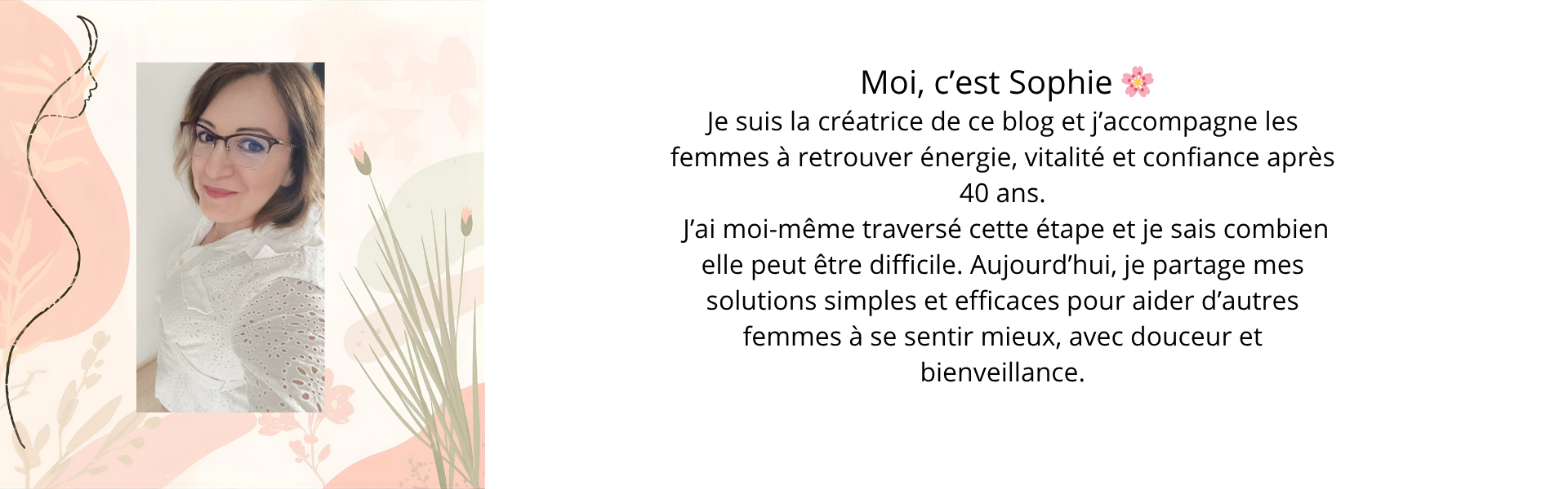 Sofiie, créatrice du blog En Forme à la Ménopause
