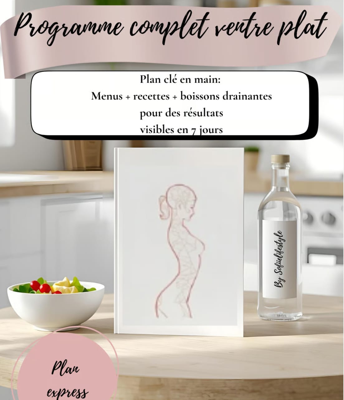 Programme complet ventre plat - 7 jours de menus et recettes anti-inflammatoires SofiieLifestyle